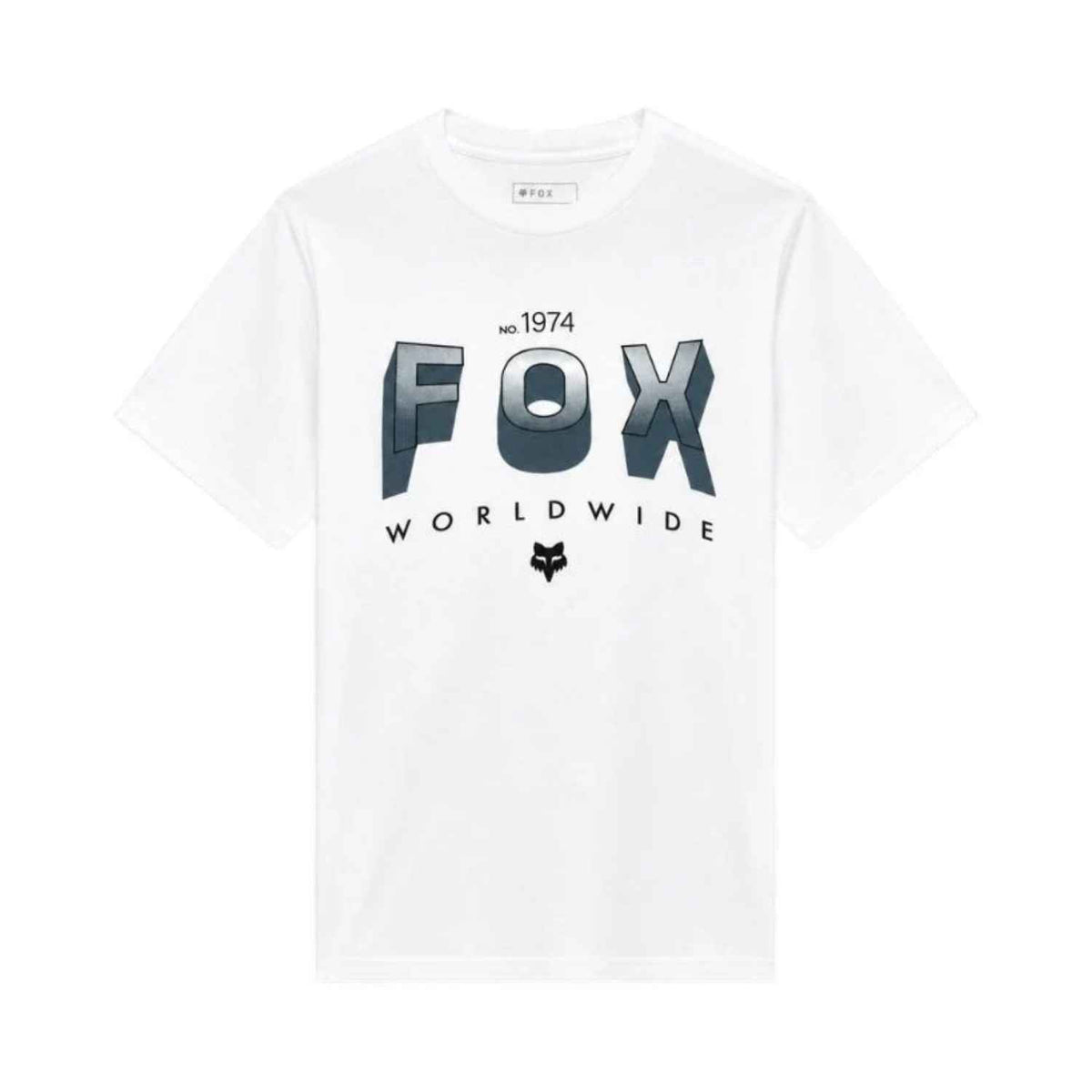 CAMISETA FOX BLOCK [BLANCO]