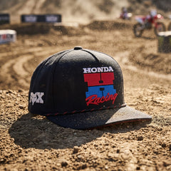 GORRA FOX X HONDA SNAPBACK [ROJO/NEGRO] - Todo Riders