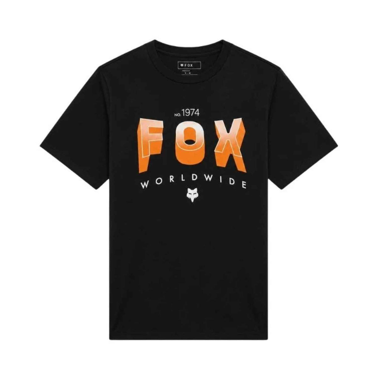 CAMISETA FOX BLOCK [NEGRO]