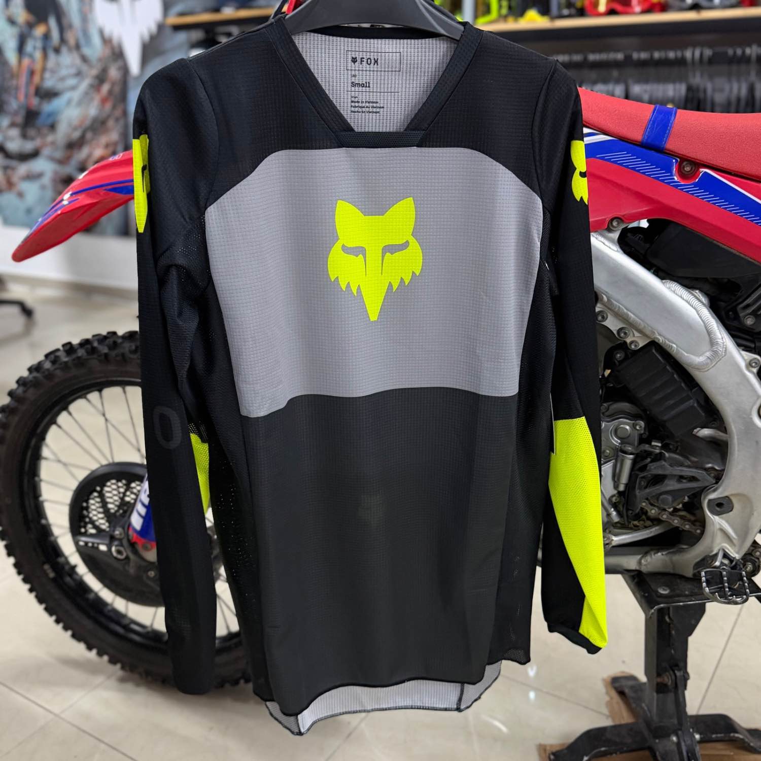 JERSEY FOX 180 FLOW [NEGRO/VERDE]