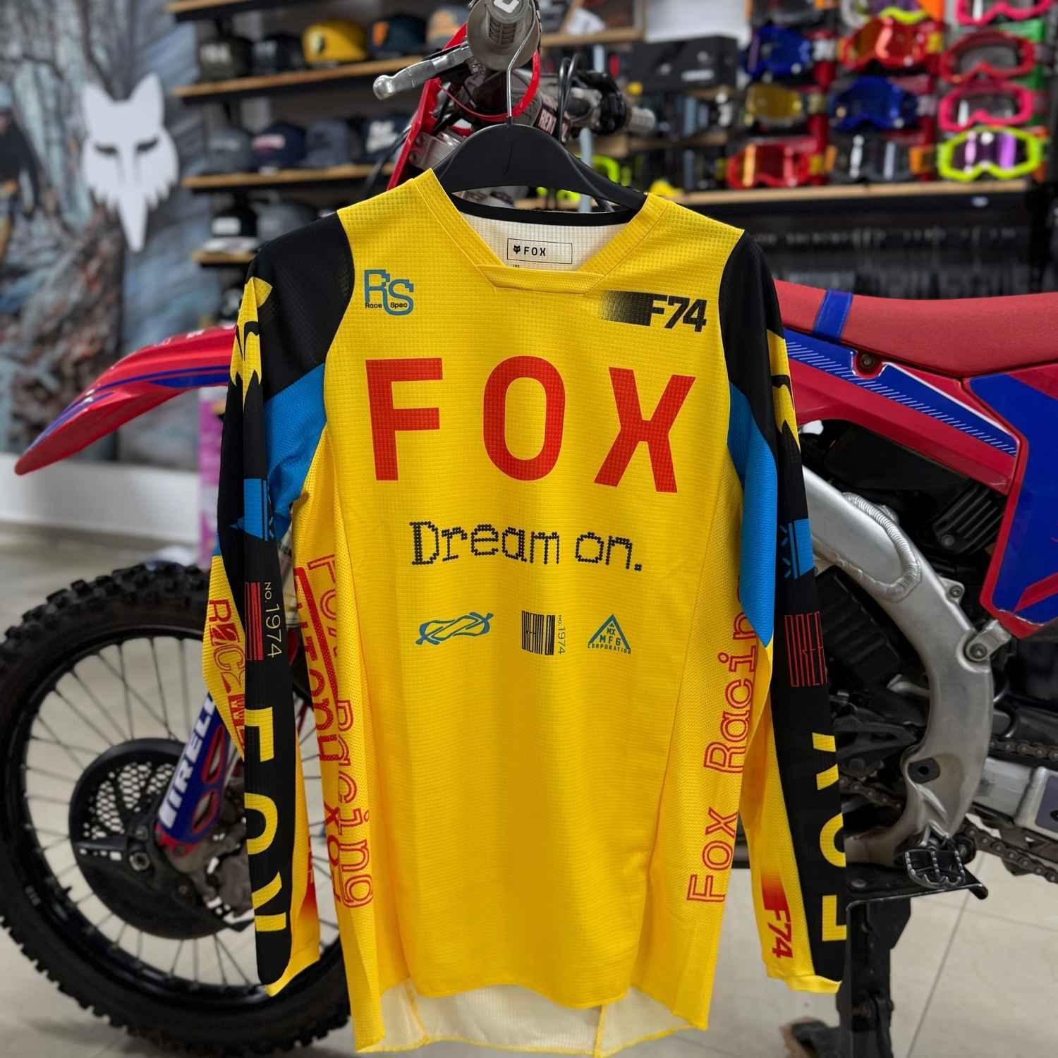 JERSEY FOX 180 RACE SPEC [AMARILLO]