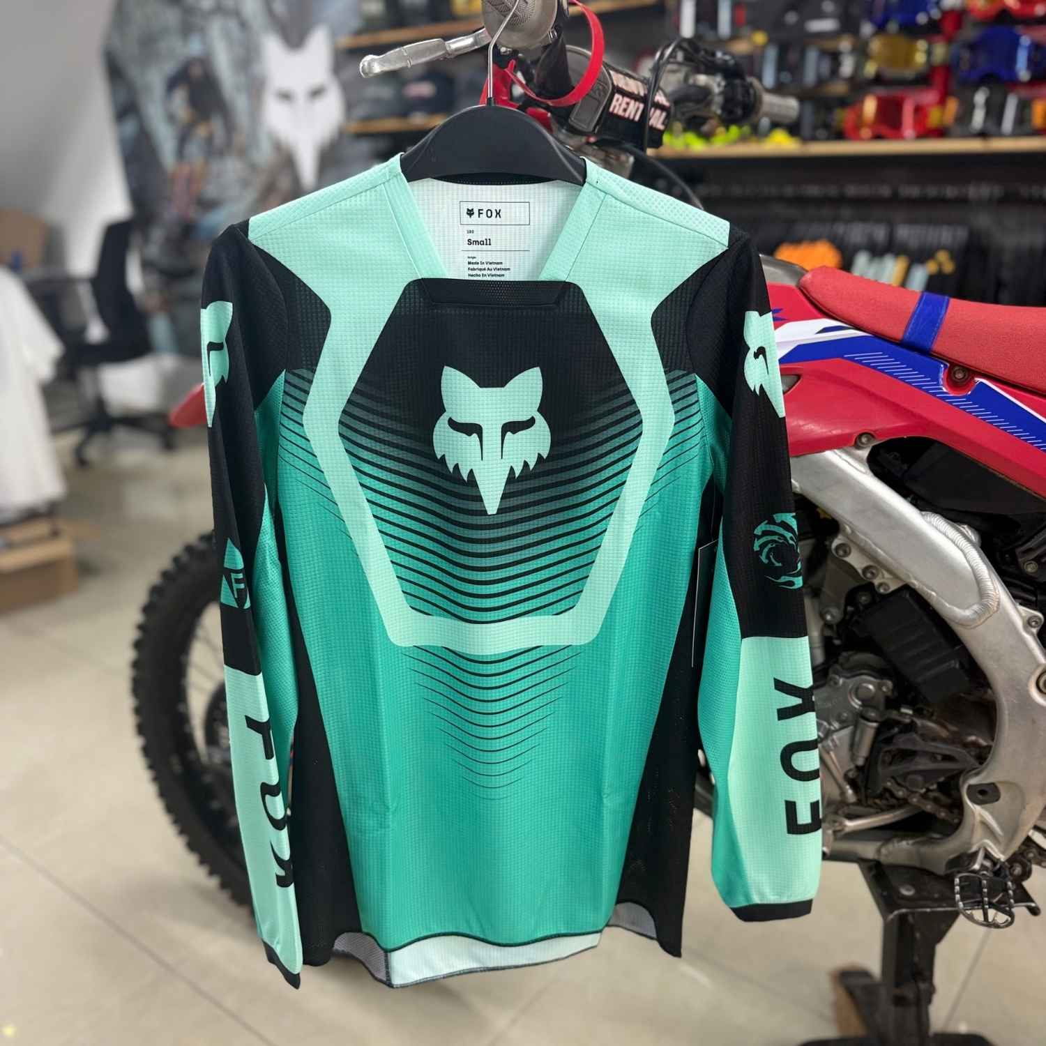 JERSEY FOX 180 SHIELD [AZUL MARINO/ NEGRO] (PARA DAMA)