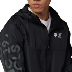 CHAQUETA ROMPEVIENTOS FOX BARGE [NEGRO]