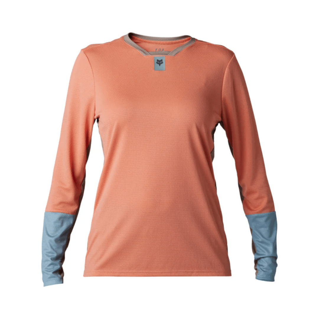 JERSEY FOX DEFEND LS [NARANJA] (PARA MUJER) - Todo Riders