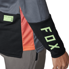 JERSEY FOX DEFEND RACE LS [GRIS OCURO] (PARA MUJER) - Todo Riders