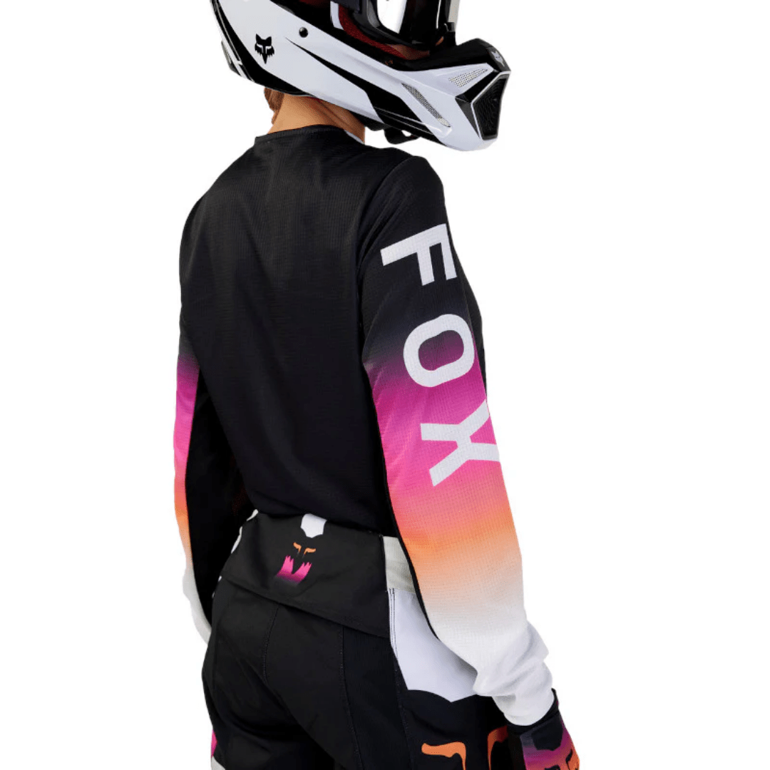 JERSEY FOX 180 FLORA [NEGRO/ROSA] (PARA DAMA) - Todo Riders