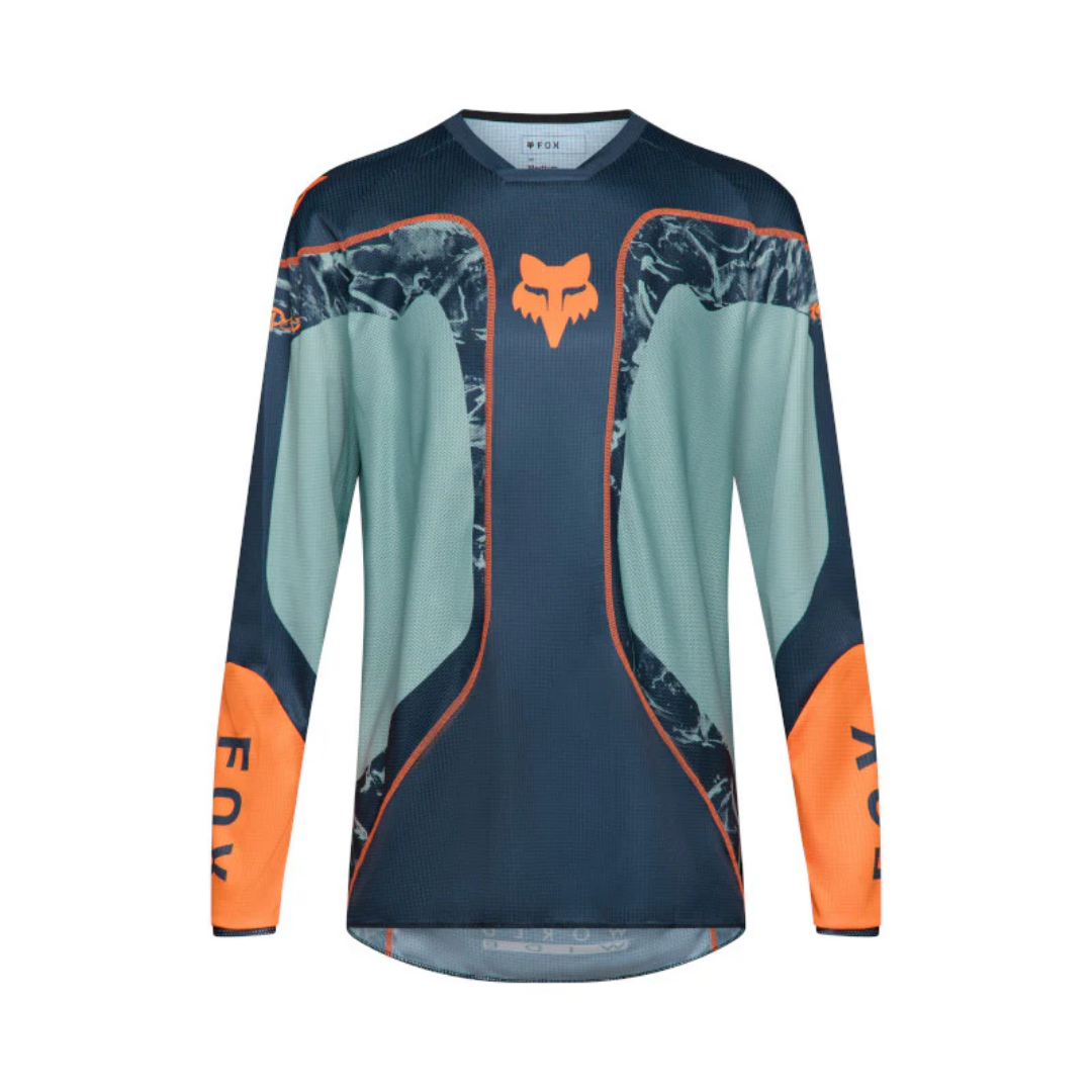 JERSEY FOX 180 IMAGE PRINT[AZUL/NARANJA]