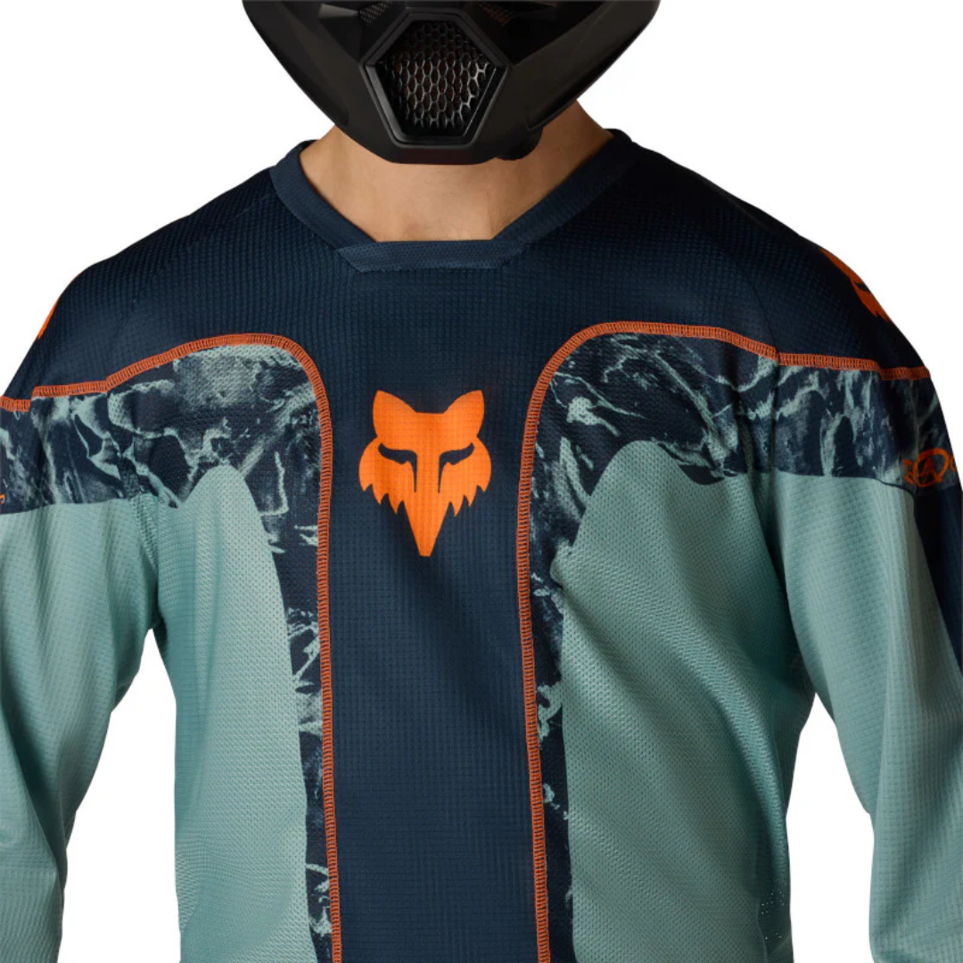 JERSEY FOX 180 IMAGE PRINT[AZUL/NARANJA]