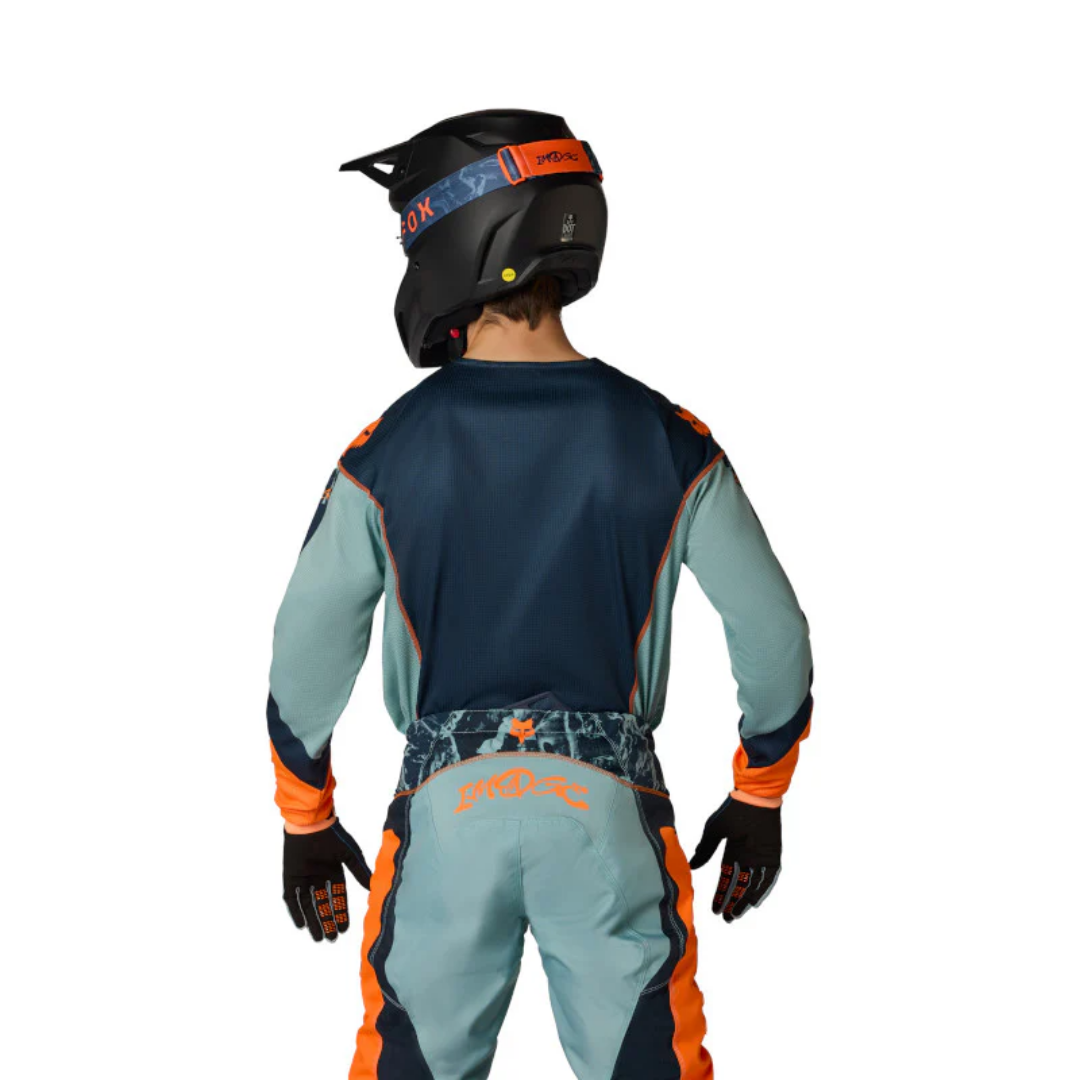 JERSEY FOX 180 IMAGE PRINT[AZUL/NARANJA]