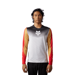 JERSEY FOX FLEXAIR NOVAH LS [NEGRO/GRIS] - Todo Riders