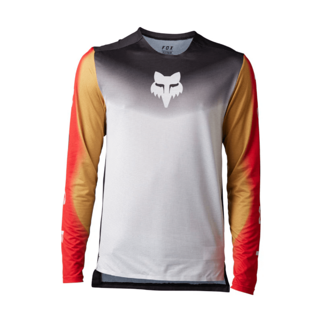 JERSEY FOX FLEXAIR NOVAH LS [NEGRO/GRIS] - Todo Riders