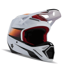 CASCO FOX V1 FLORA [WHT/BLK] - Todo Riders