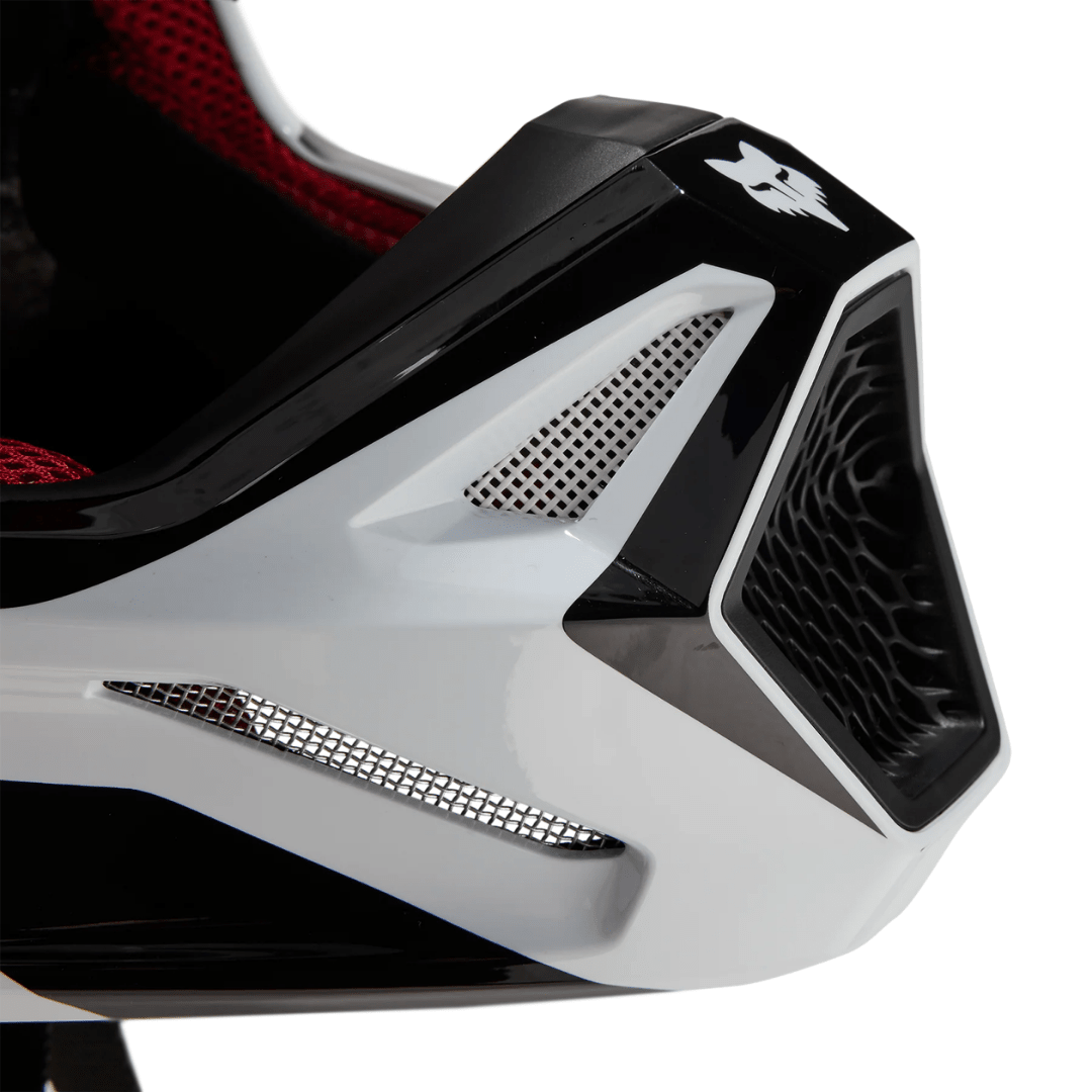 CASCO FOX V1 FLORA [WHT/BLK] - Todo Riders