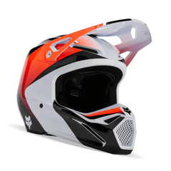 CASCO FOX V1 STREAK [BLANCO/NARANJA] - Todo Riders