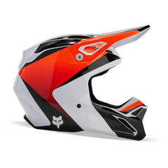 CASCO FOX V1 STREAK [BLANCO/NARANJA] - Todo Riders