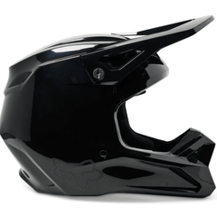 CASCO FOX V1 SOLID DOT/ECE [NEGRO BRILLANTE] - Todo Riders
