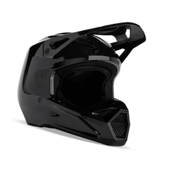 CASCO FOX V1 SOLID [NEGRO BRILLANTE] - Todo Riders