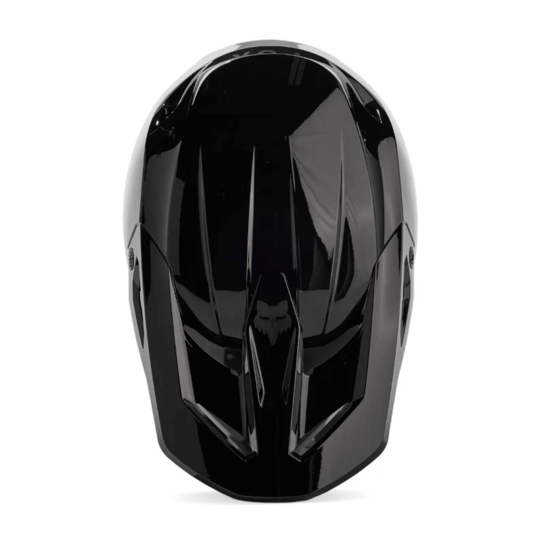 CASCO FOX V1 SOLID [NEGRO BRILLANTE] - Todo Riders