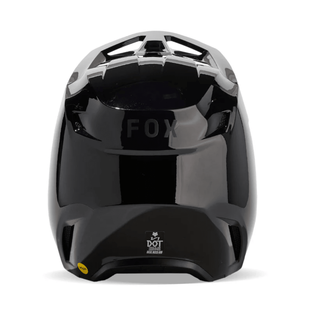 CASCO FOX V1 SOLID [NEGRO BRILLANTE] - Todo Riders