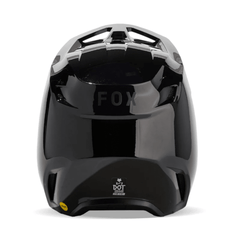 CASCO FOX V1 SOLID [NEGRO BRILLANTE] - Todo Riders