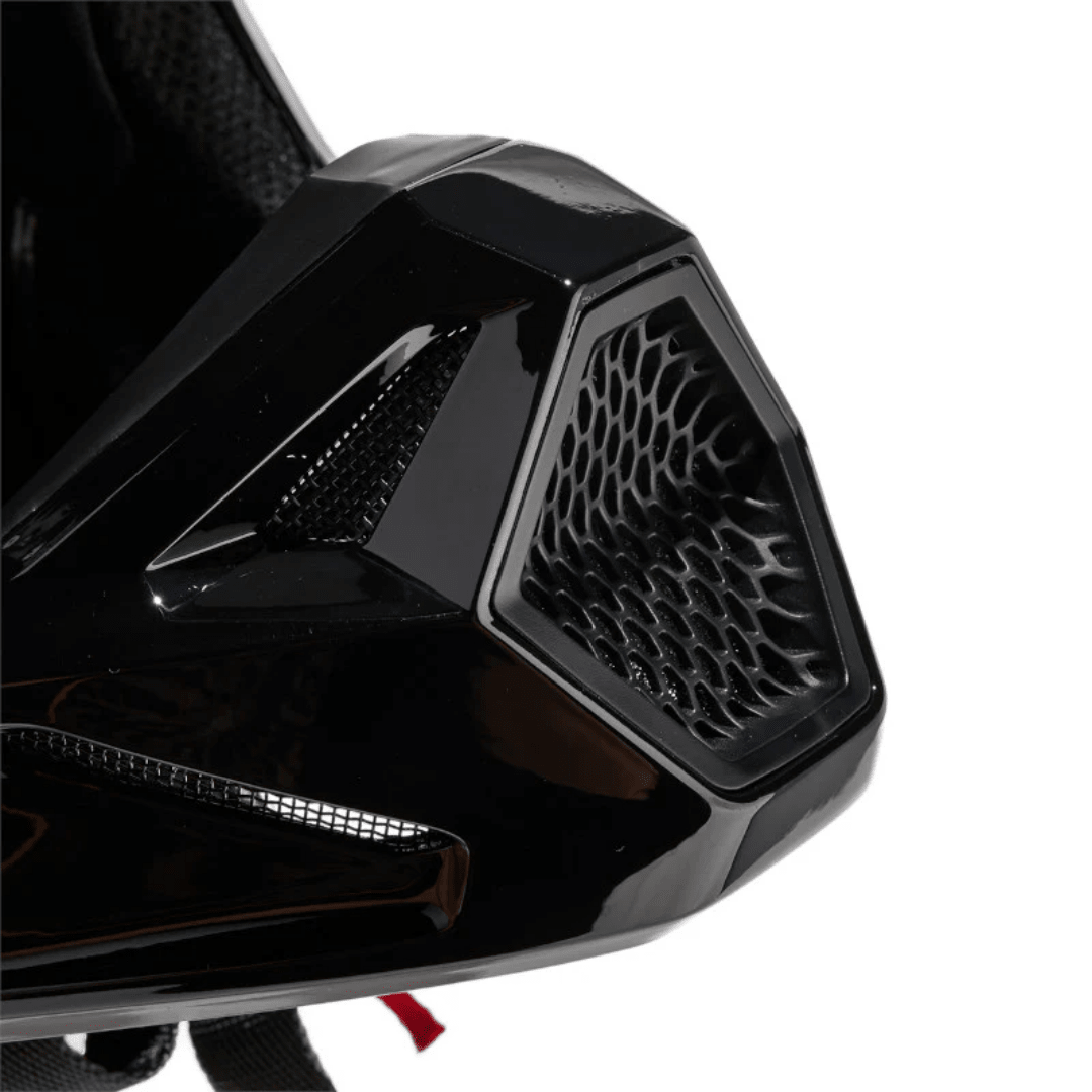 CASCO FOX V1 SOLID [NEGRO BRILLANTE] - Todo Riders