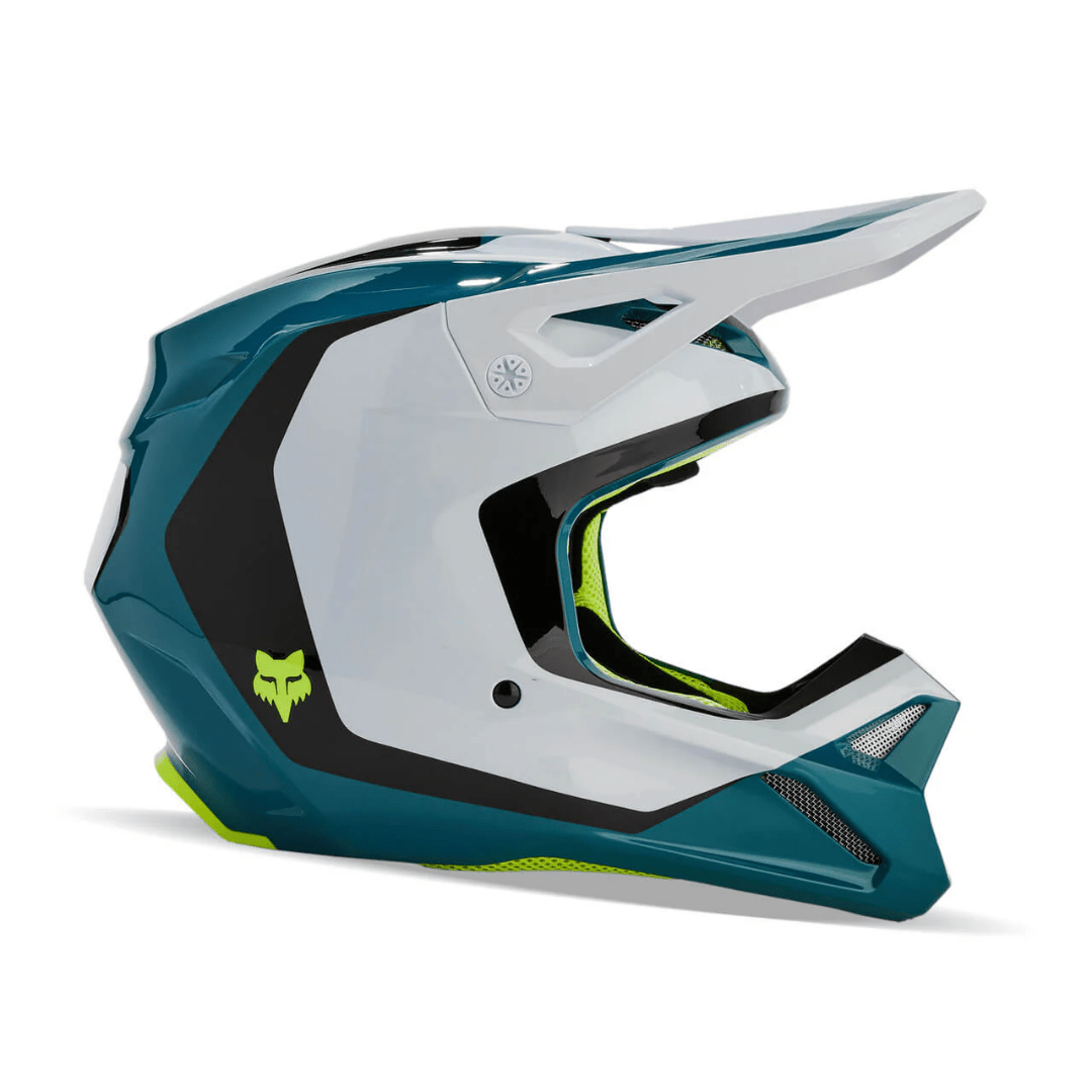 CASCO FOX V1 NITRO [AZUL/VERDE] - Todo Riders