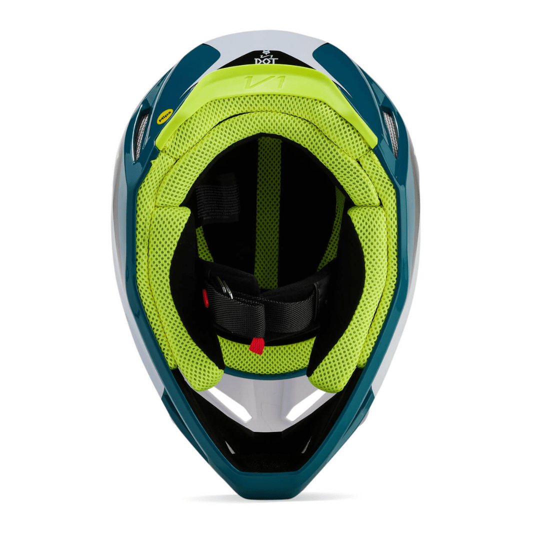 CASCO FOX V1 NITRO [AZUL/VERDE] - Todo Riders