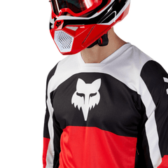 JERSEY FOX 180 NITRO [BLANCO/ROJO] - Todo Riders