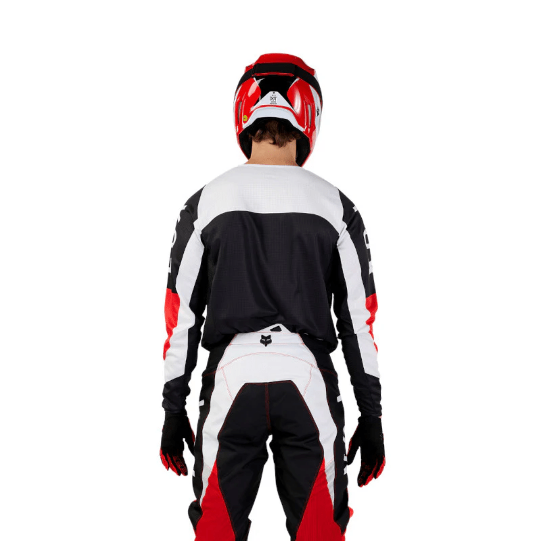 JERSEY FOX 180 NITRO [BLANCO/ROJO] - Todo Riders