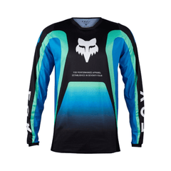 JERSEY FOX 180 BALLAST [NEGRO/AZUL] - Todo Riders