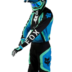 JERSEY FOX 180 BALLAST [NEGRO/AZUL] - Todo Riders