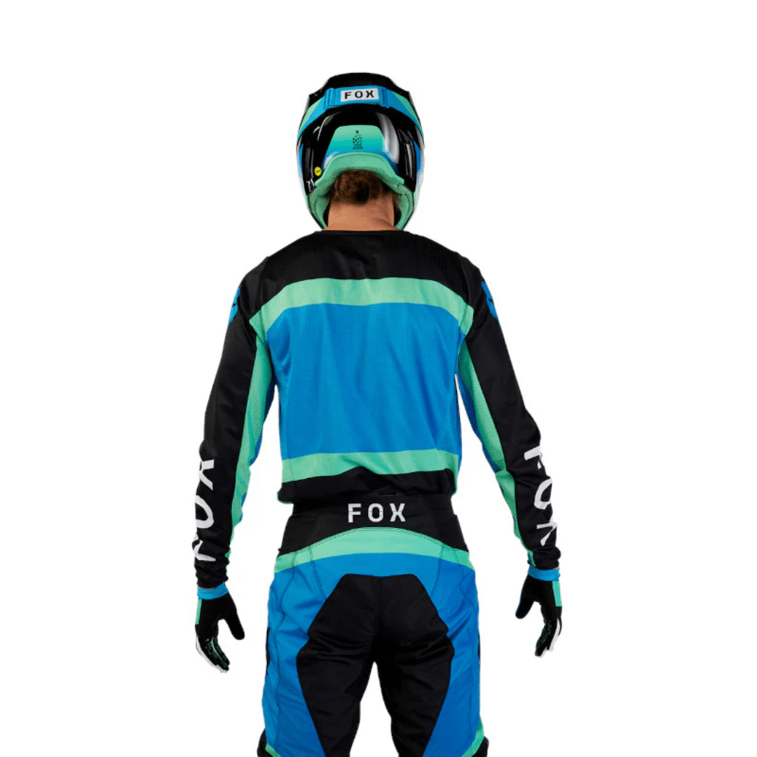 JERSEY FOX 180 BALLAST [NEGRO/AZUL] - Todo Riders