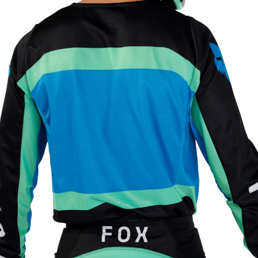 JERSEY FOX 180 BALLAST [NEGRO/AZUL] - Todo Riders