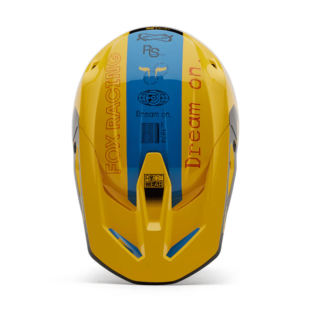 CASCO FOX V1 RACE SPEC [AMARILLO] - Todo Riders