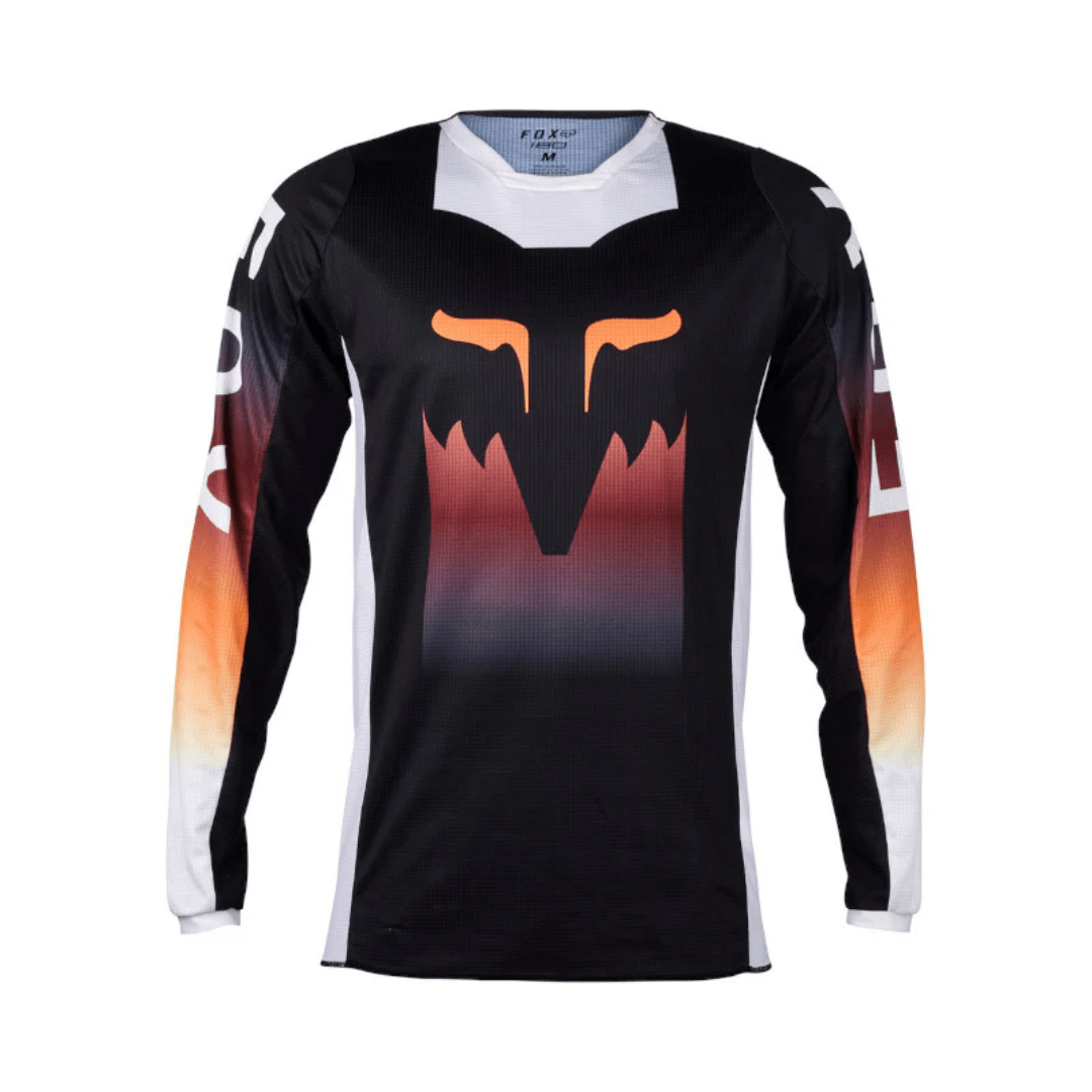 JERSEY FOX 180 FLORA [NEGRO] - Todo Riders