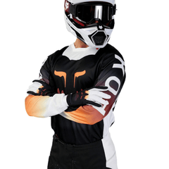 JERSEY FOX 180 FLORA [NEGRO] - Todo Riders