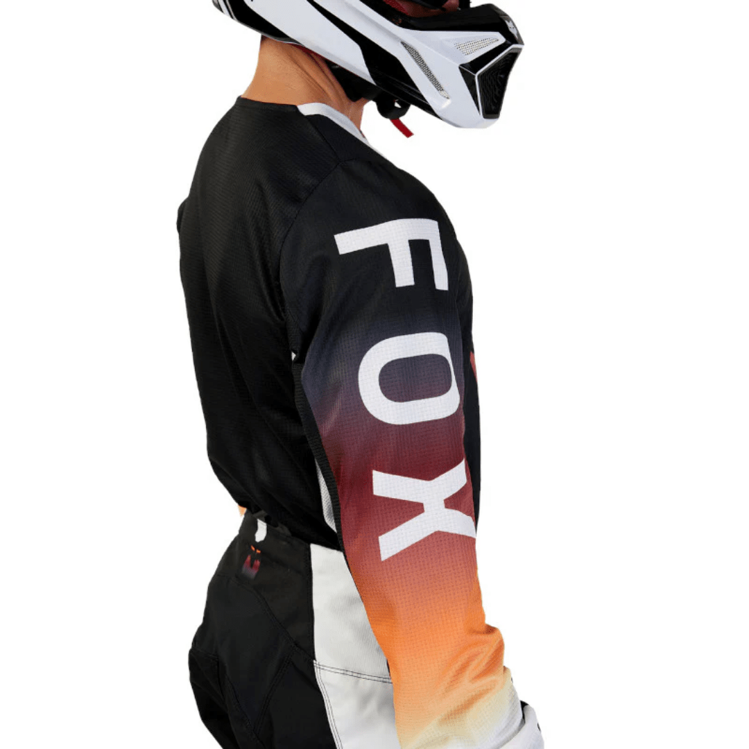 JERSEY FOX 180 FLORA [NEGRO] - Todo Riders
