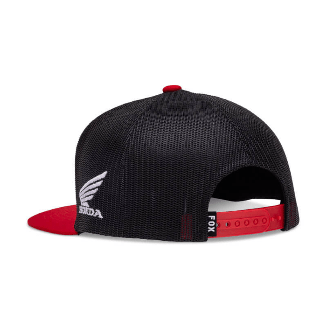 GORRA FOX X HONDA SNAPBACK [ROJO] (PARA NIÑOS) - Todo Riders