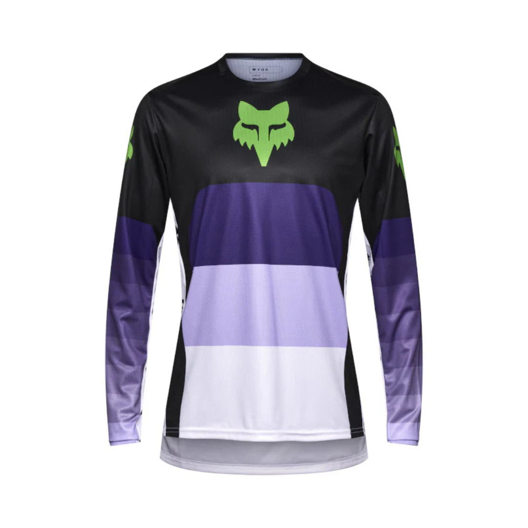 JERSEY FOX RANGER GRID LS [NEGRO/MORADO]