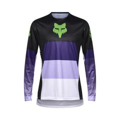 JERSEY FOX RANGER GRID LS [NEGRO/MORADO]
