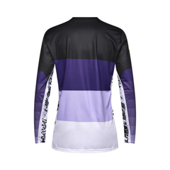 JERSEY FOX RANGER GRID LS [NEGRO/MORADO]