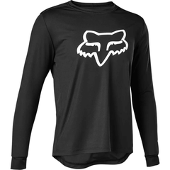JERSEY FOX RANGER LS [NEGRO] (PARA NIÑO) - Todo Riders