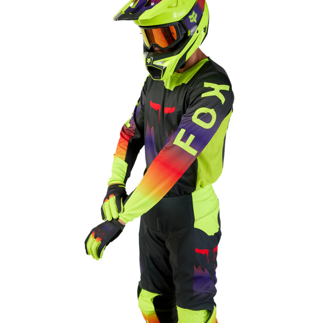 UNIFORME FOX 180 FLORA [NEGRO/MORADO]