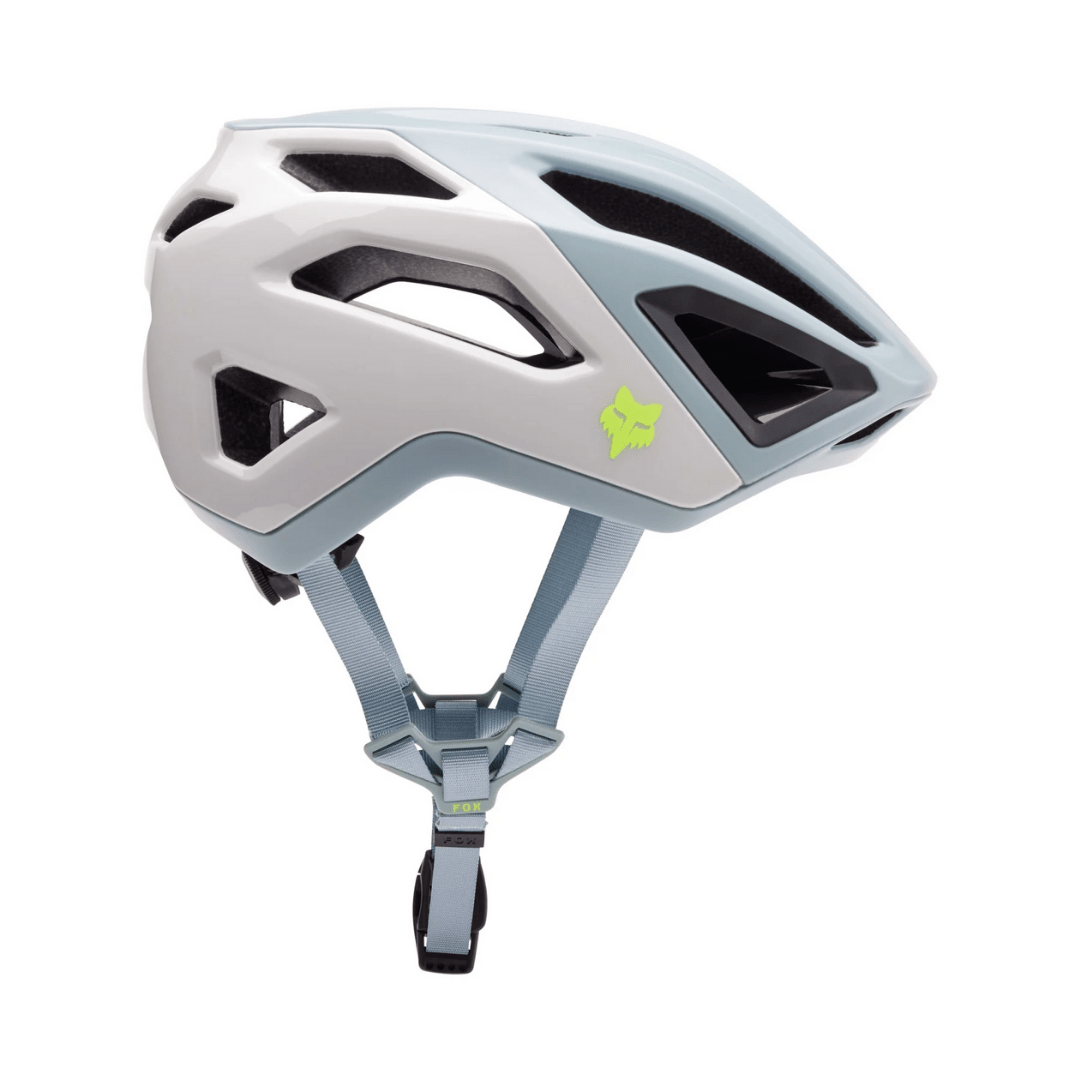 CASCO FOX CROSSFRAME PRO EXPLORATION CE [BLANCO/AZUL] - Todo Riders
