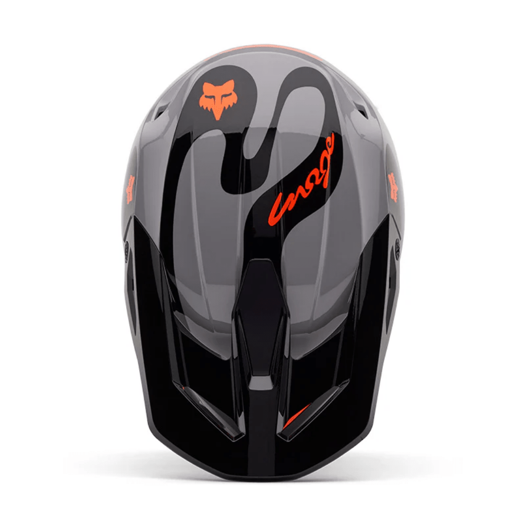 CASCO FOX V1 EMOTION [NARANJA] - Todo Riders