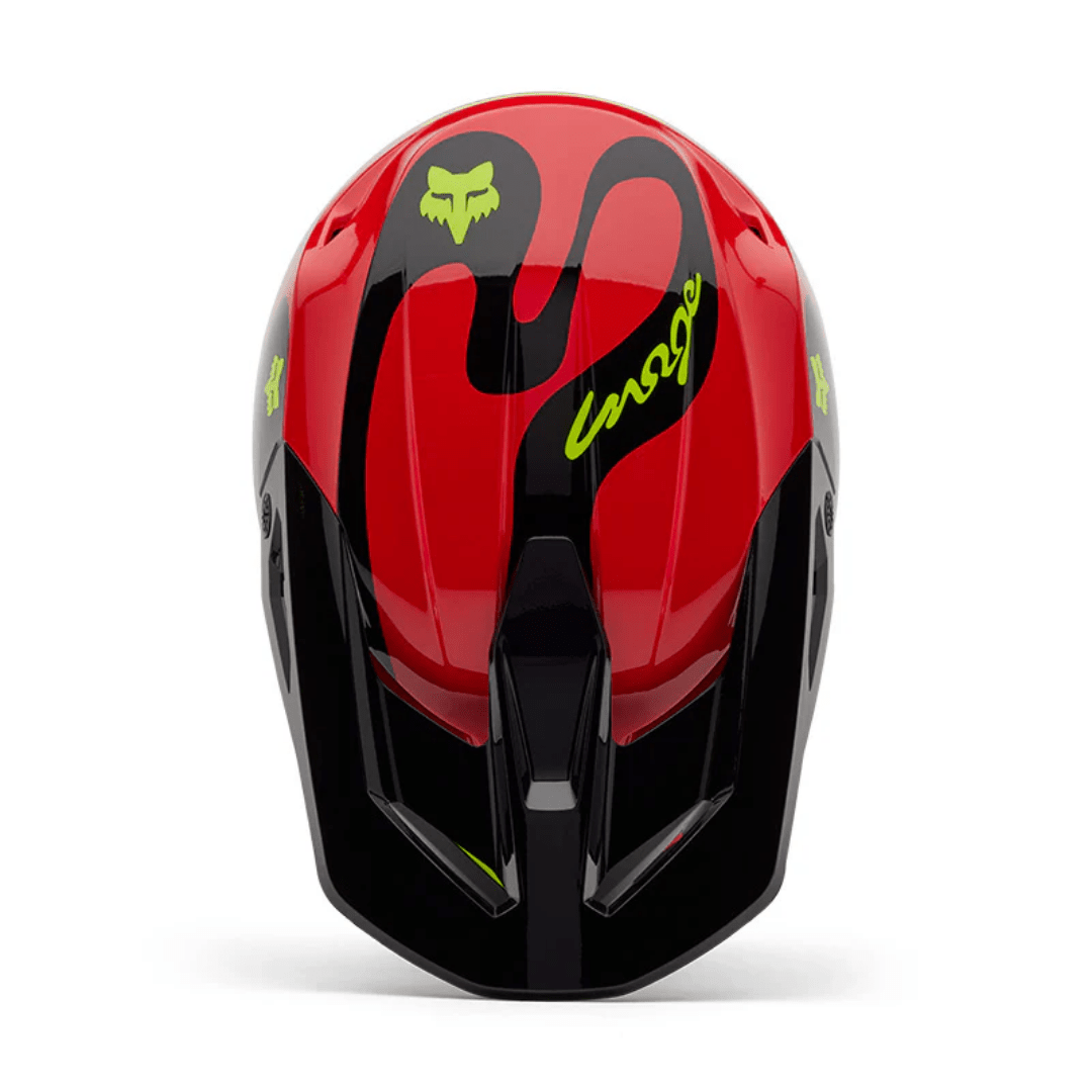 CASCO FOX V1 EMOTION [ROJO] - Todo Riders
