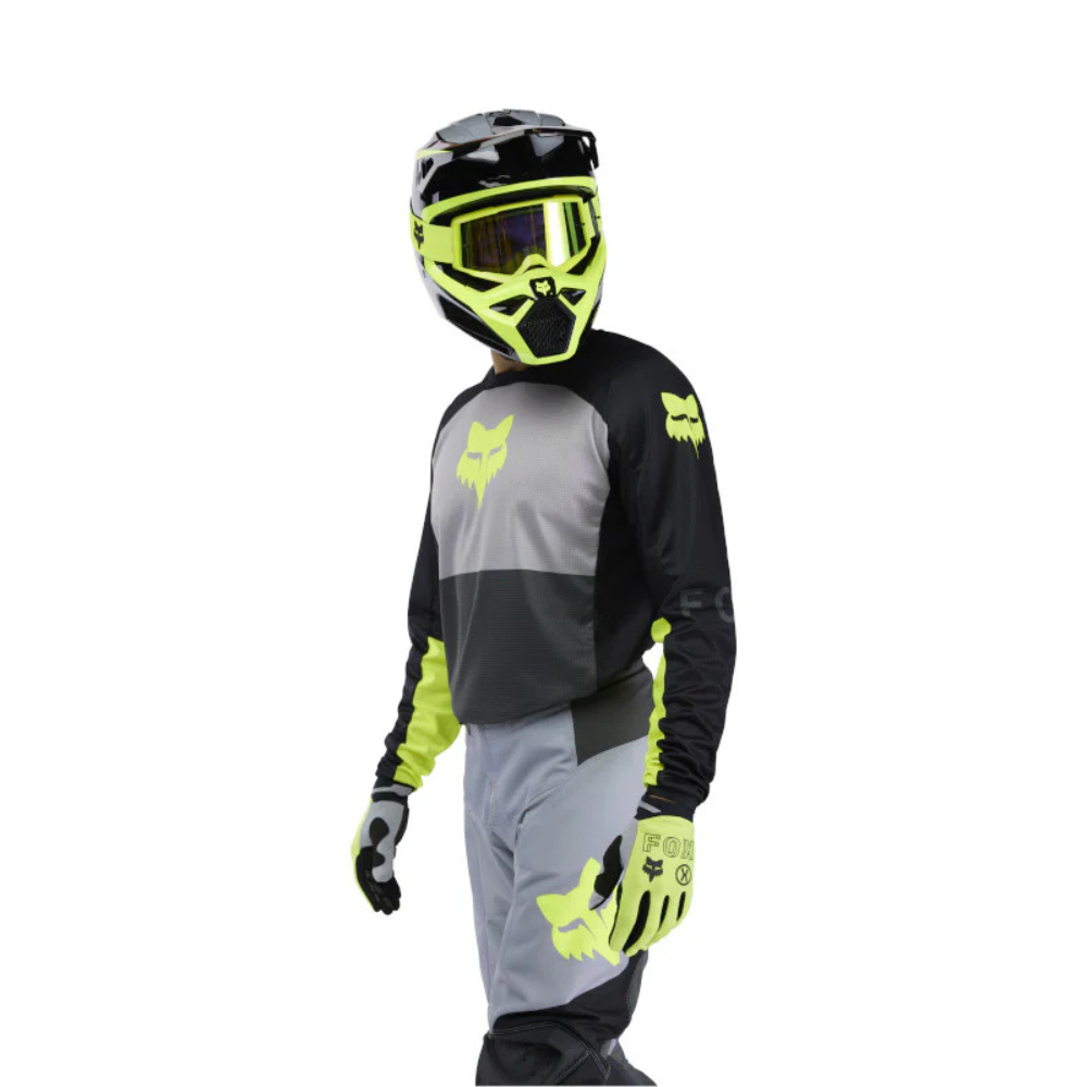 UNIFORME FOX 180 FLOW [GRIS/VERDE]