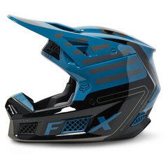 CASCO FOX V3 RS RYAKTR ECE [NEGRO/AZUL]
