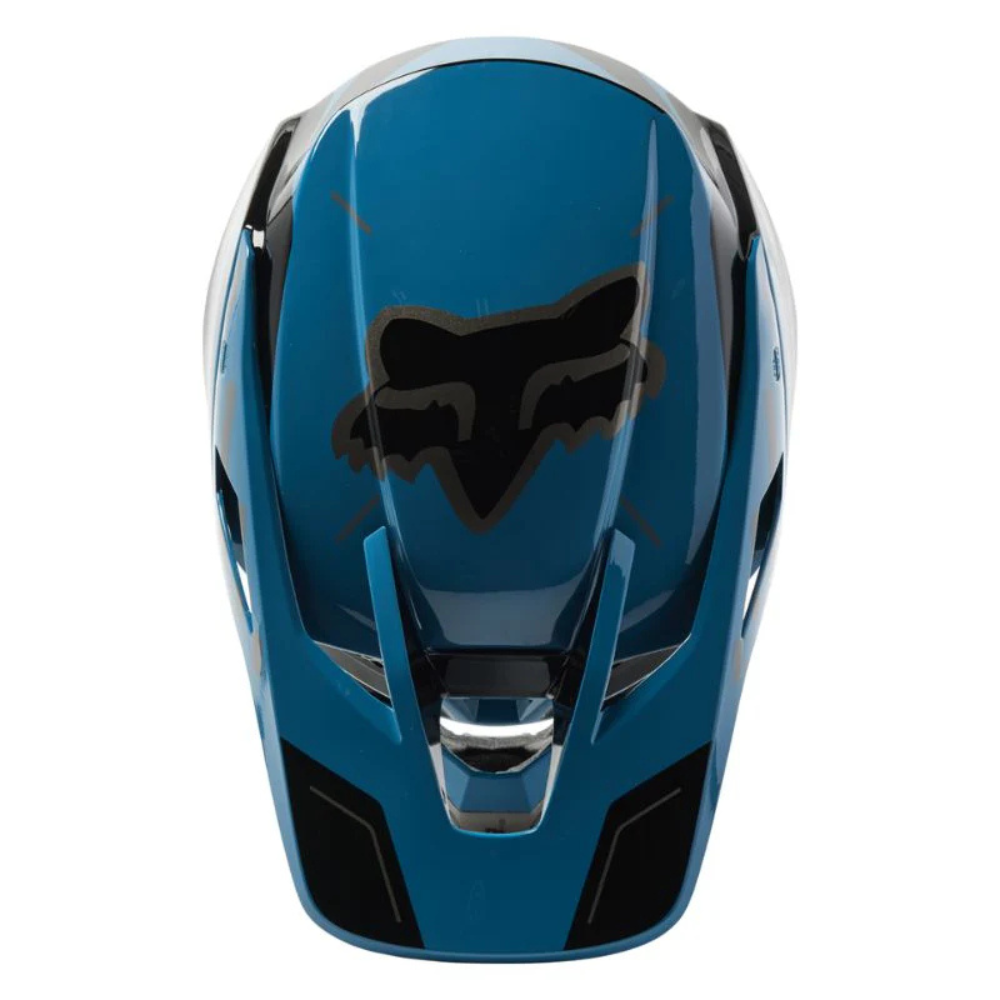 CASCO FOX V3 RS RYAKTR ECE [NEGRO/AZUL]