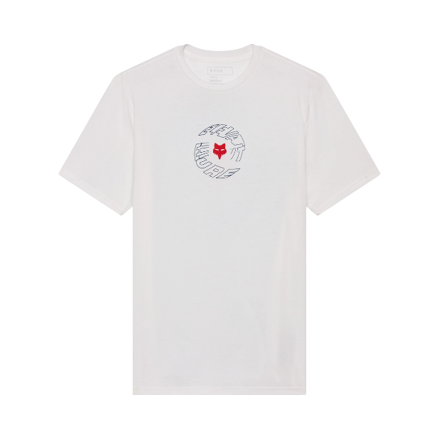 CAMISETA FOX SPIRAL SS PREMIUM [BLANCO]